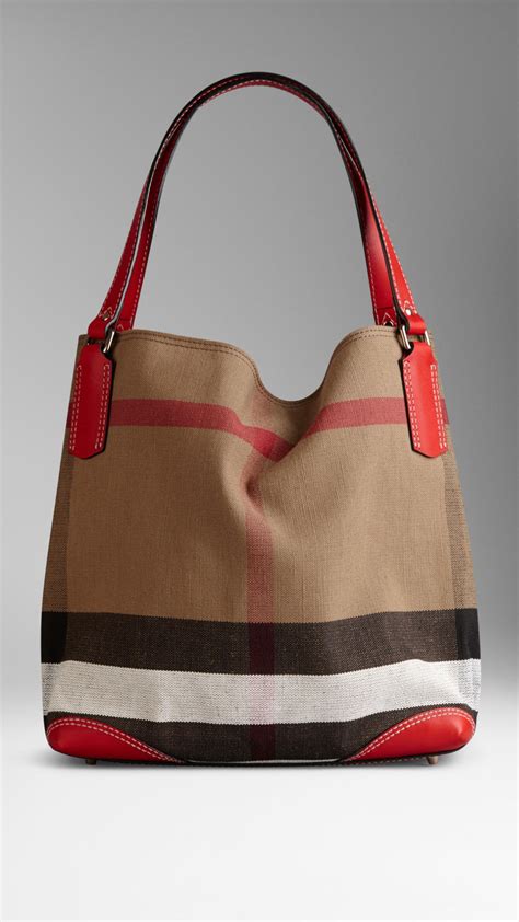 burberry double sided tote bag|burberry medium canvas check tote.